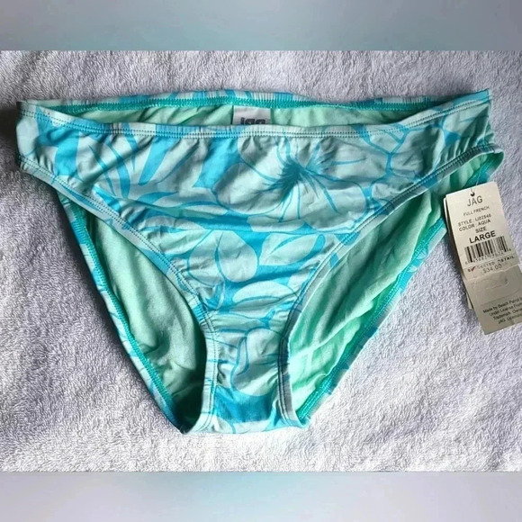 Jag AQUA CRUISE floral swim bikini bottom NWT Size Large NWT - Picture 5 of 5